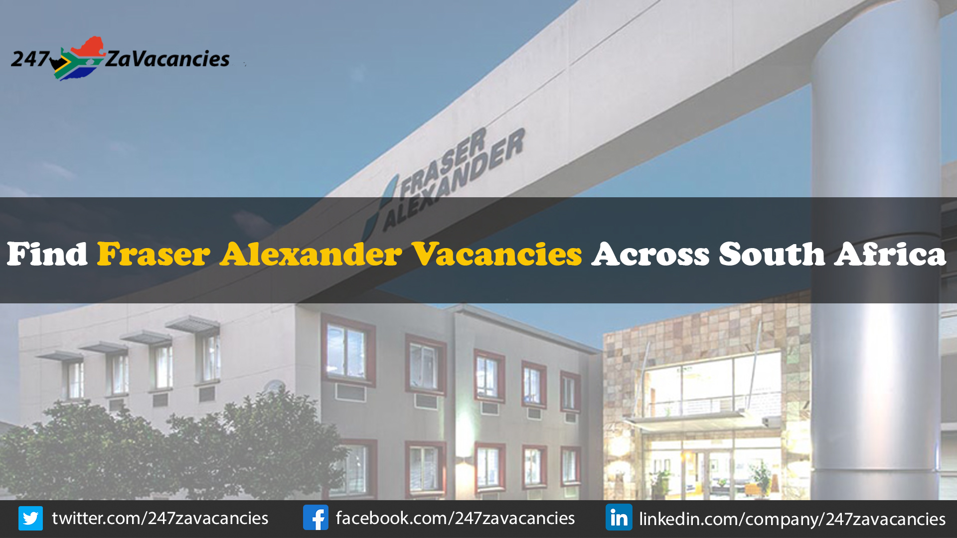 Fraser Alexander Vacancies