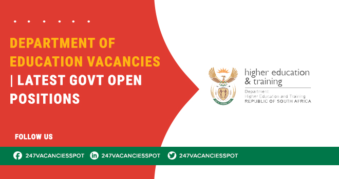 Department of Education Vacancies: From Classroom to Office Roles 